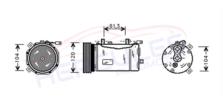 ΚΟΜΠΡΕΣΕΡ 95NW19D629CB