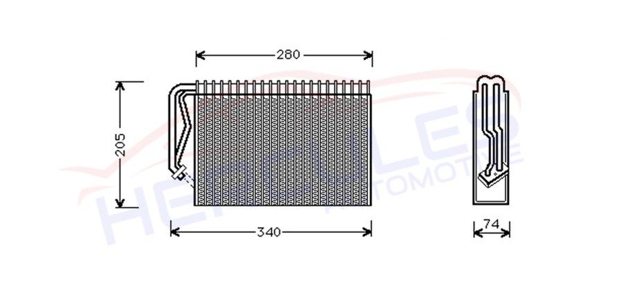 EVAPORATOR 1618002