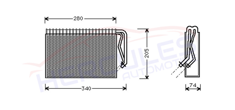 EVAPORATOR 1618003