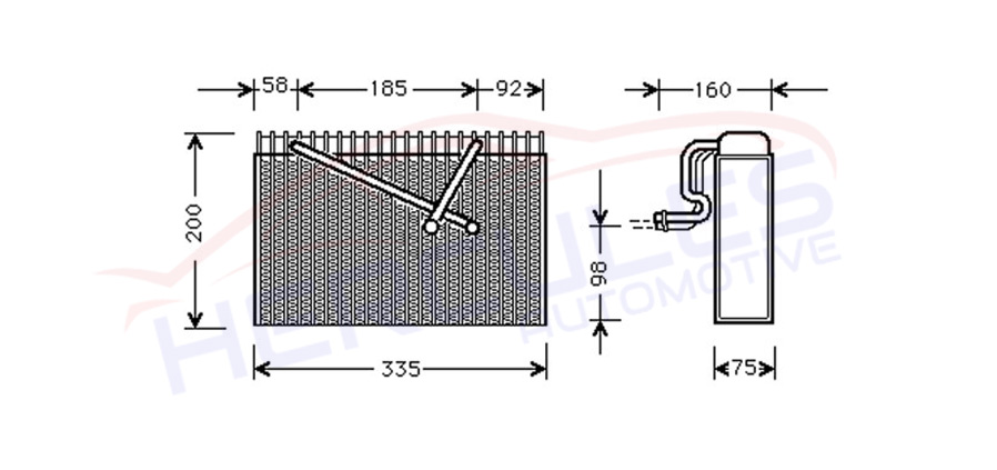 EVAPORATOR 1618055