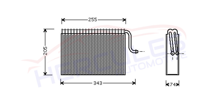 EVAPORATOR 1618092