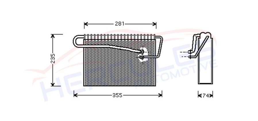 EVAPORATOR 1618185