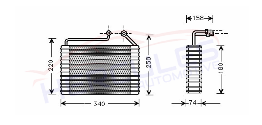 EVAPORATOR 611114