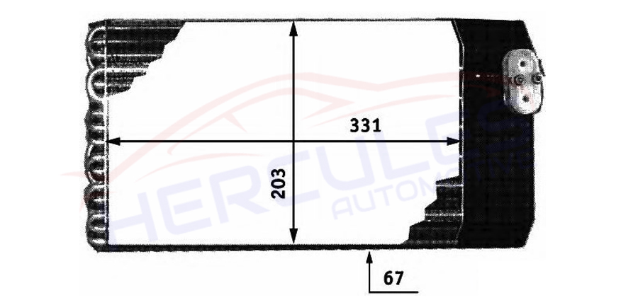 EVAPORATOR 64118372191