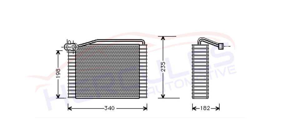 EVAPORATOR 8D1820103A/E 