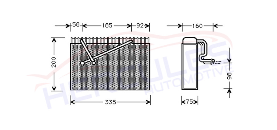 EVAPORATOR 1618056