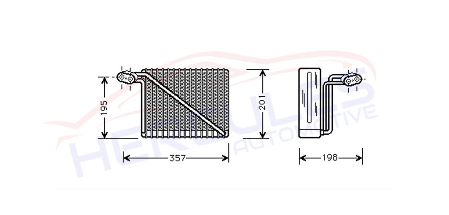 EVAPORATOR 8D1820103C/D