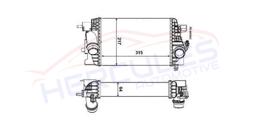 INTERCOOLER 1302140