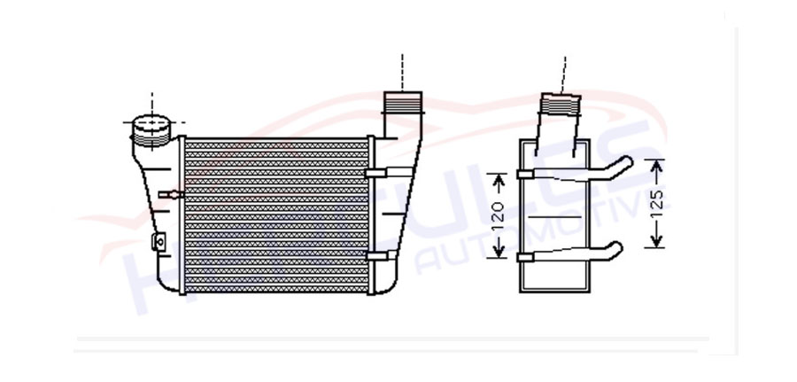 INTERCOOLER 8E0145804F/S