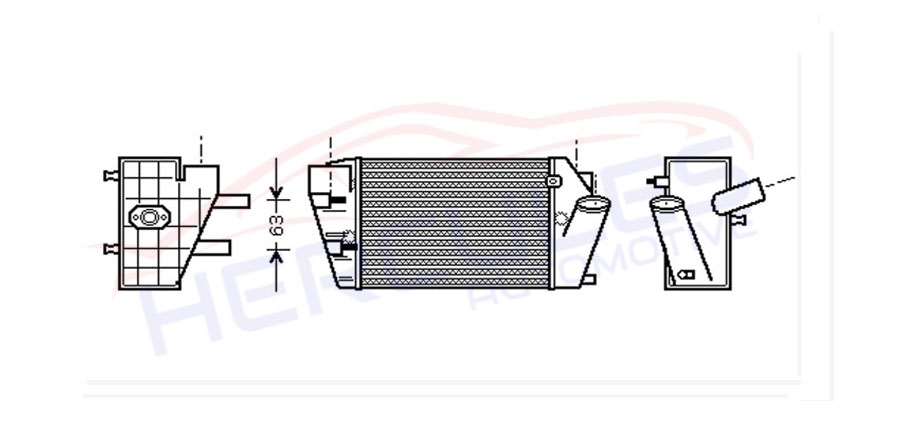 INTERCOOLER 8E0145805G/P