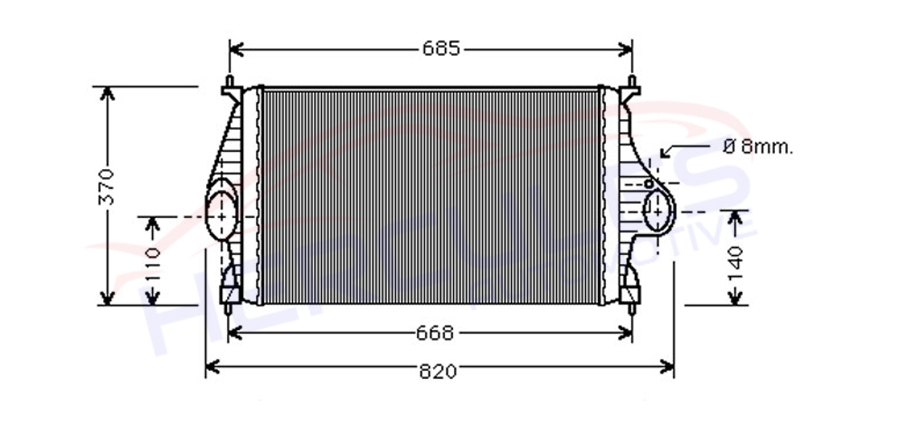 INTERCOOLER 0384E8