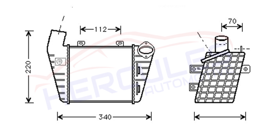 INTERCOOLER 1H0145805/B