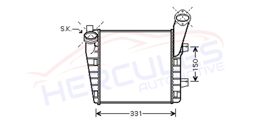 INTERCOOLER 7L0145804A