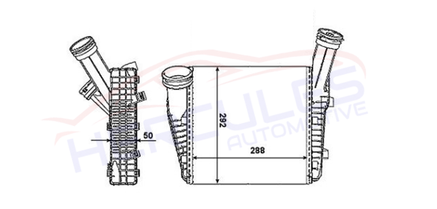 INTERCOOLER 7L6145804