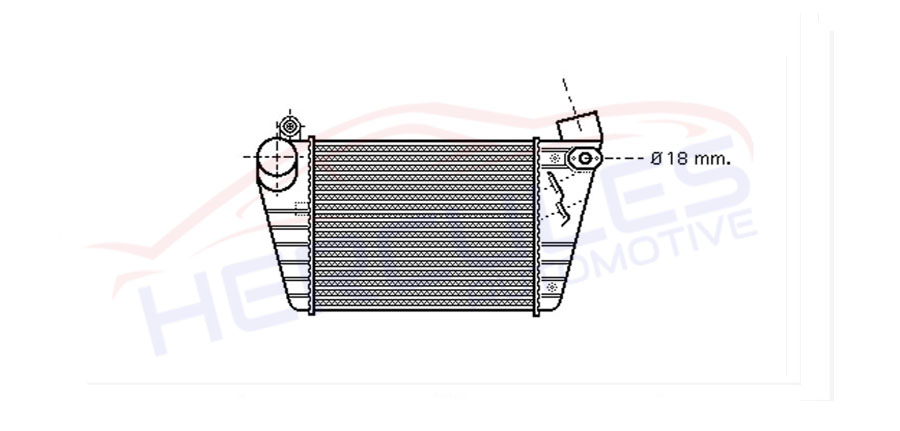 INTERCOOLER 1J0145803F/G